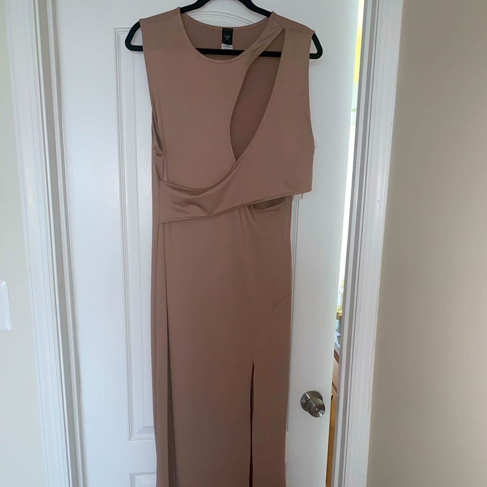 Olive Ole fitted formal dress